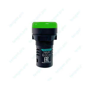 Лампа сигнальная TGAD1-22D, зеленый LED, 220VAC/DC, IP65