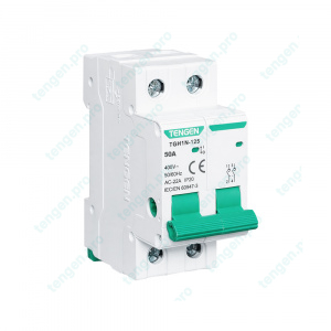 Выключатель нагрузки TGH1N-125, 2P, 50A, 2M
