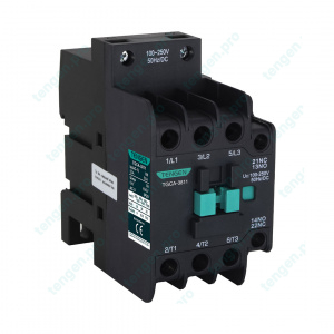 Контактор TGCA-3811 100-250V 50Hz/DC, 3P, 38A/(50A по AC-1), 18.5kW(400VAC), 100-250VAC/DC, 1NO+1NC