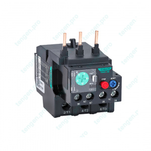 Реле тепловое TGR1-38, It=17_25A, 1NO+1NC, CLASS 10A, обрыв L, прямой монтаж, для TGС1-25_38