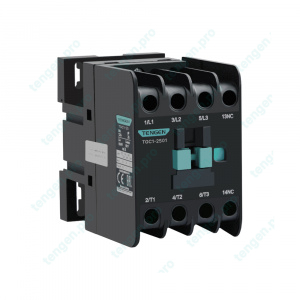 Контактор TGC1-2501E5, 3P, 25A/(32A по AC-1), 11kW(400VAC), 48VAC, 1NC