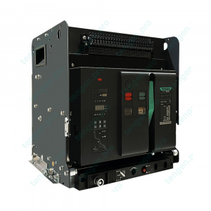 Выключатель автоматический TGW1N-3200-3200-D, 3P, 3200A, 400VAC, 90kA, Ir=OFF/(1280_3200A), Isd=OFF/(1280_48000A), тип M, привод 220VAC, 6CO, выкатной