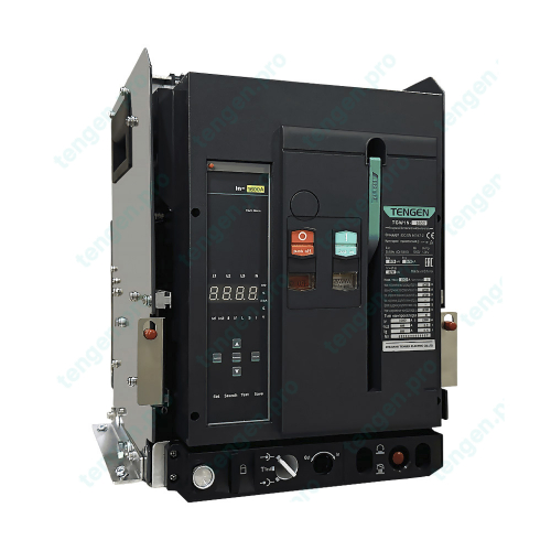 Выключатель автоматический TGW1N-1600H-1000-D, 3P, 1000A, 400VAC, 66kA, Ir=OFF/(400_1000A), Isd=OFF/(400_15000A), тип M, привод 220VAC, 6CO, выкатной