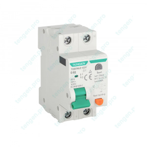 Выключатель автоматический дифф. TGB1NLE-63Y, 2P (1P+N), 40A, хар-ка C, 6kA, 30mA, тип AC, 2M