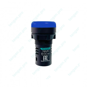 Лампа сигнальная TGAD1-22D, синий LED, 220VAC/DC, IP65