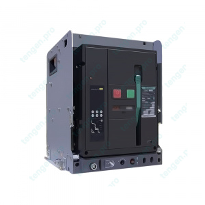 Выключатель автоматический TEW5-2500, 4P, 1600A, 415VAC, 100kA, тип 3H+P, MCH+MX+XF 220VDC, 6NO+6NC, выкатной