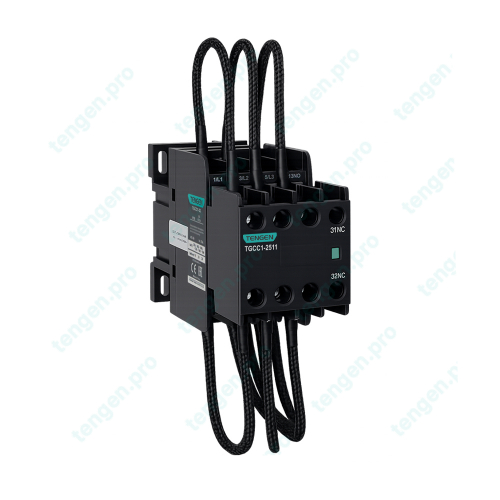 Контактор TGCC1-25/11-220V(50Hz), 3P, 12kVAr(400VAC по AC-6b), 17A, 220VAC, 1NO+1NC